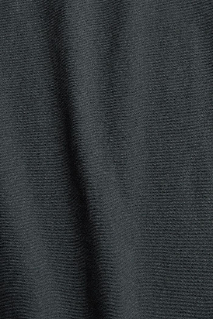 Camiseta de jersey con bolsillo en el pecho, TEAL BLUE, detail image number 4