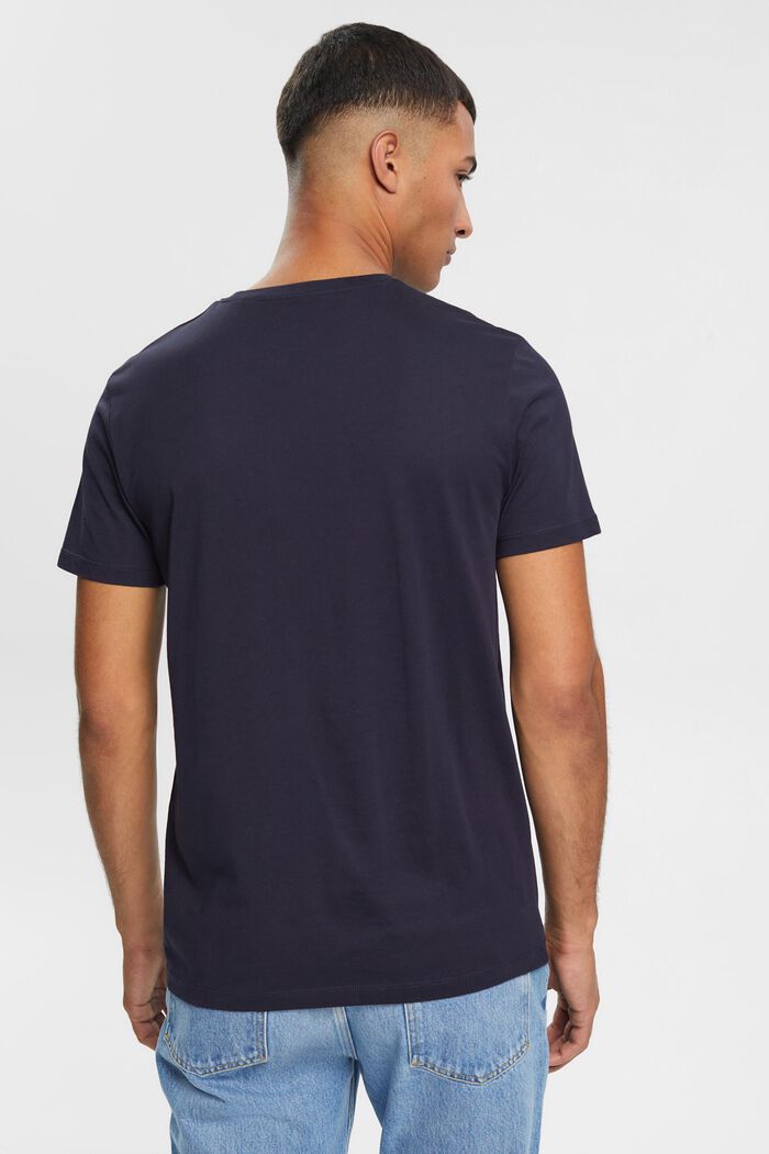 Camiseta de tejido jersey, 100% algodón, NAVY, detail image number 4