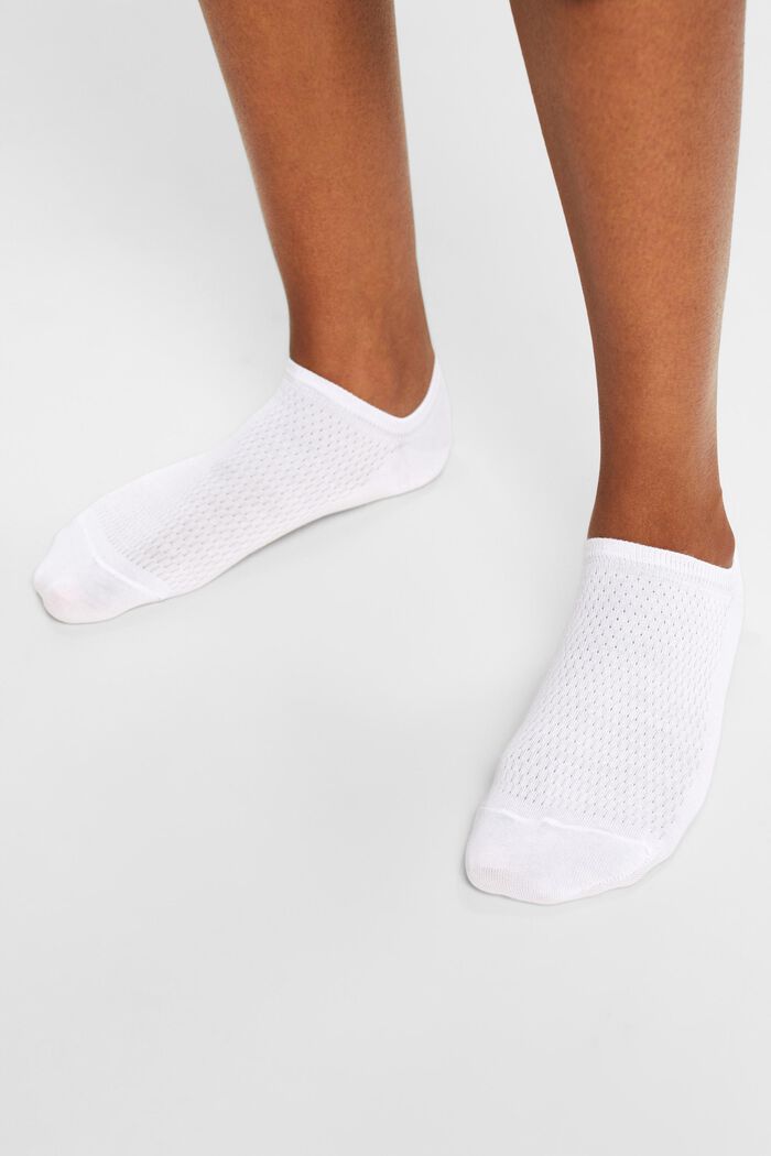 Pack de 2 pares de calcetines para deportivas, WHITE, detail image number 1