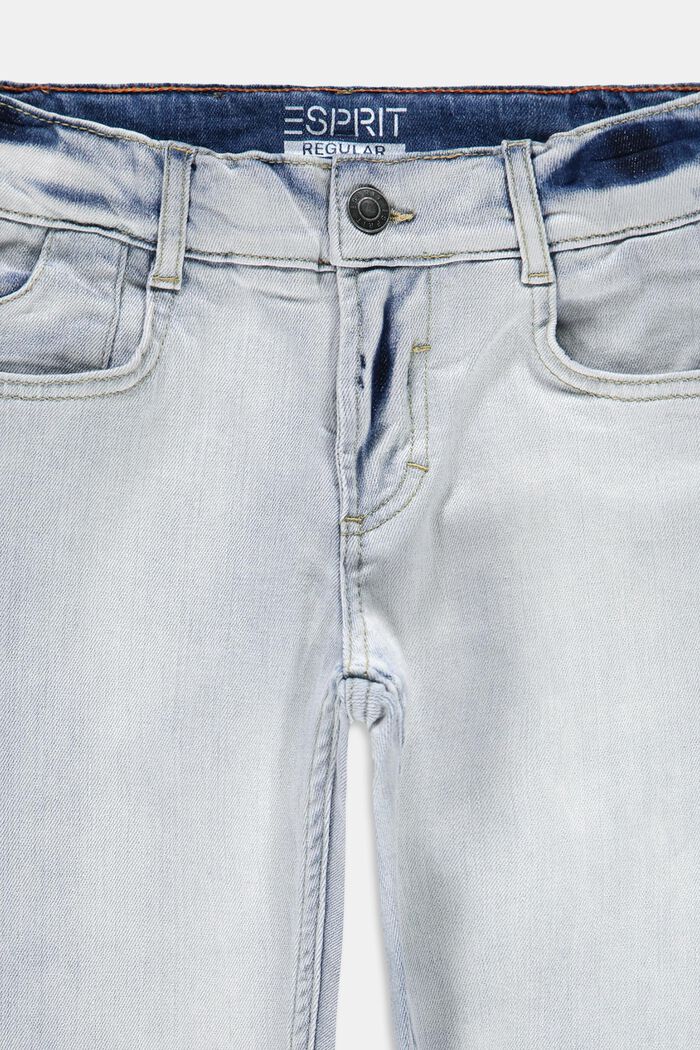 Vaqueros elásticos con cintura ajustable, BLUE BLEACHED, detail image number 2