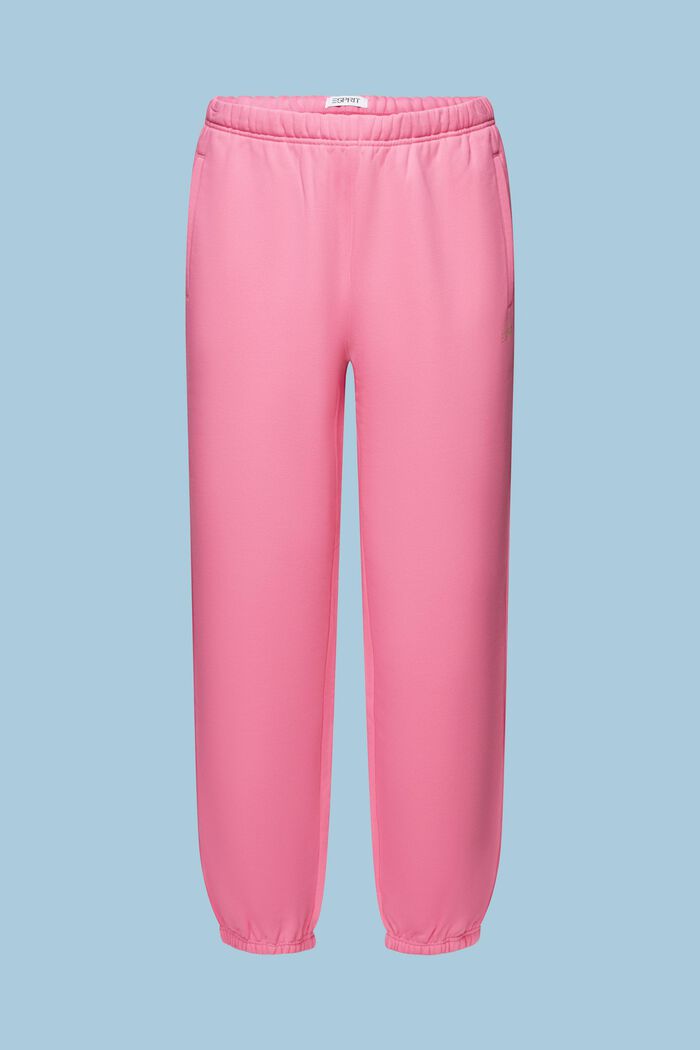Pantalón unisex en felpa de algodón con logotipo, PINK FUCHSIA, detail image number 8