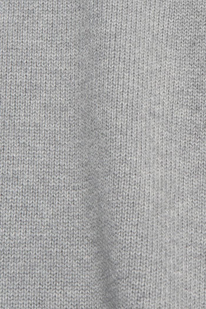 Jersey en punto de algodón sostenible, MEDIUM GREY, detail image number 5