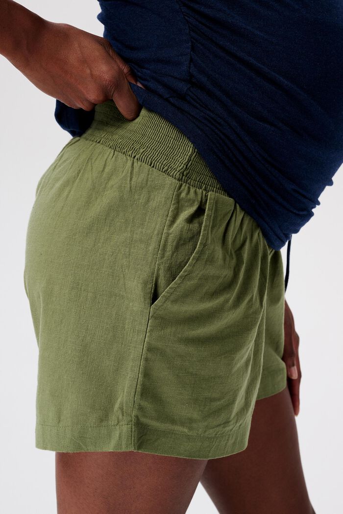 MATERNITY Shorts por debajo del vientre, OLIVE GREEN, detail image number 1