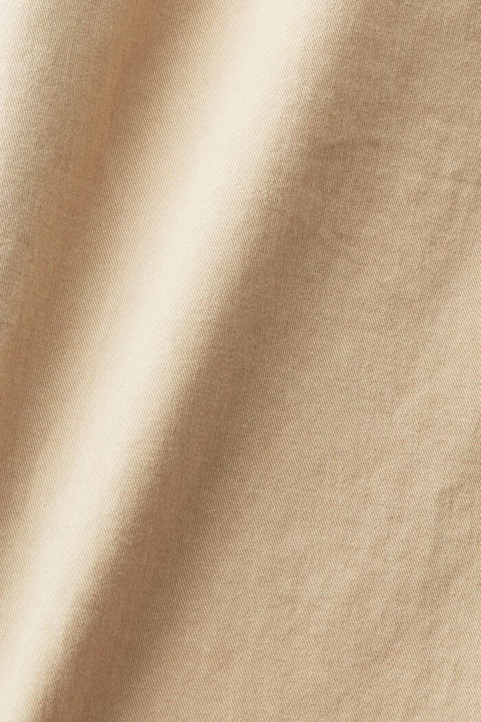 Chinos de algodón elástico, SAND, detail image number 6