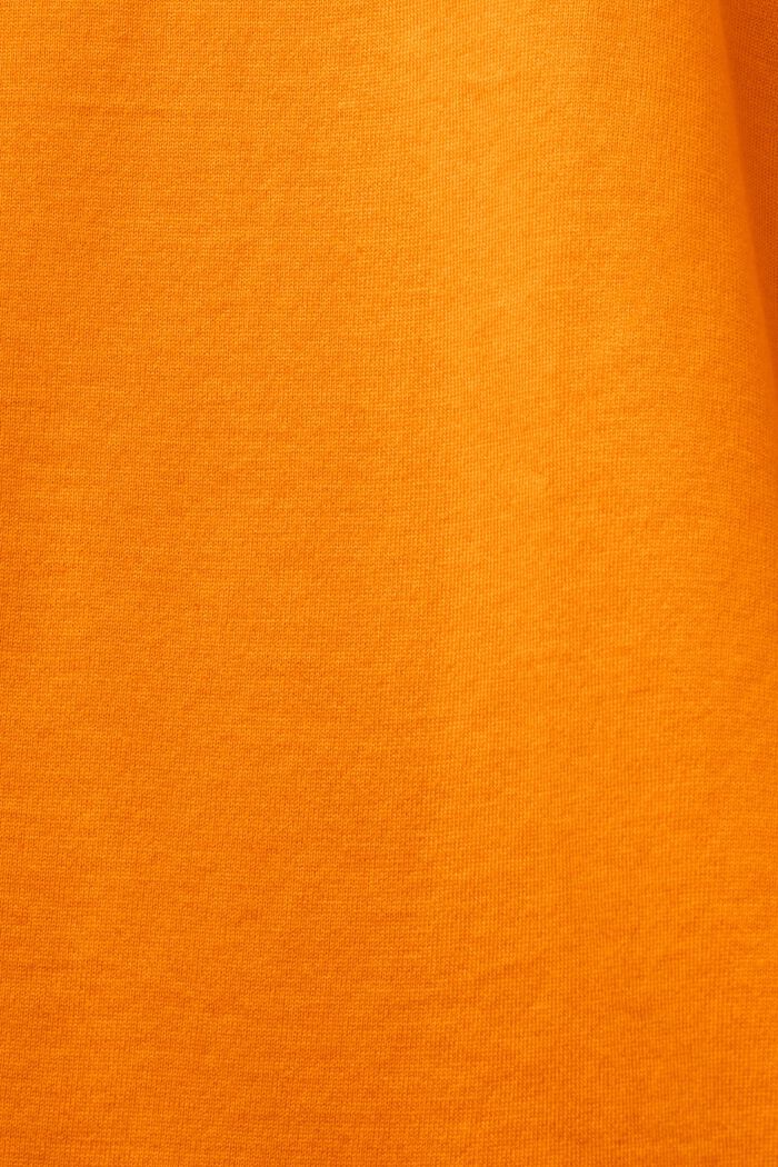 Camiseta de tirantes con abertura, 100% algodón, BRIGHT ORANGE, detail image number 5