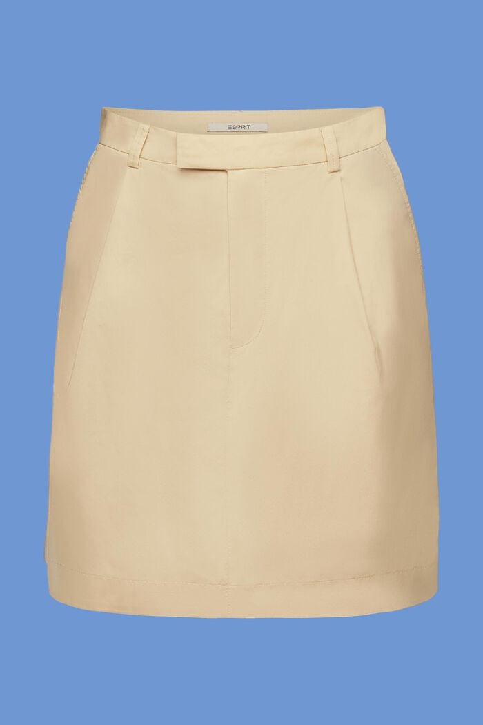 Minifalda de tejido, 100% algodón, SAND, detail image number 7