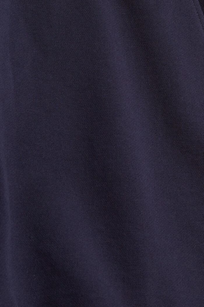 Pantalones cortos de felpa en algodón, NAVY, detail image number 1