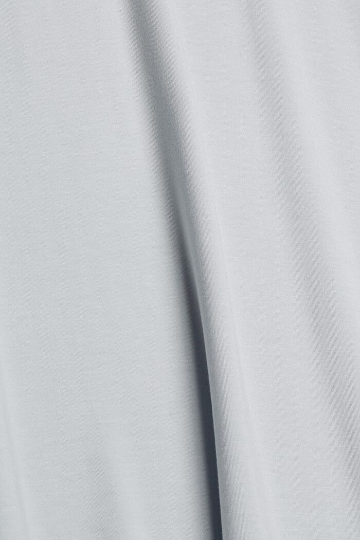 TENCEL™: vestido de jersey con cuello vuelto, PASTEL GREY, detail image number 1