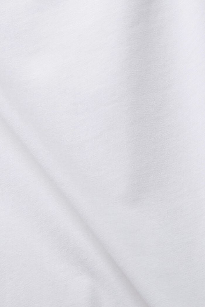 Camiseta de algodón sin mangas, WHITE, detail image number 1