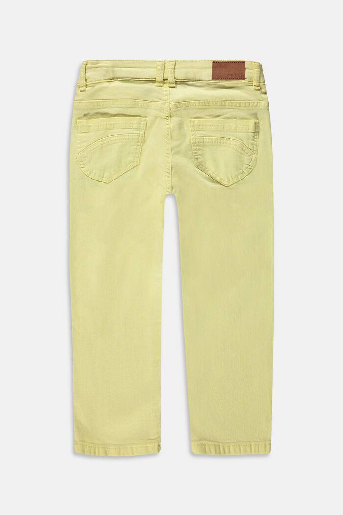 Pantalones capri con cintura ajustable, LIME YELLOW, detail image number 1