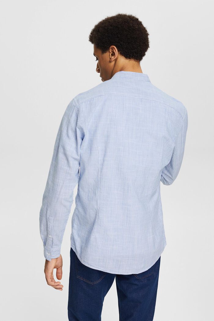Camisa de rayas con pequeños motivos, BRIGHT BLUE, detail image number 3