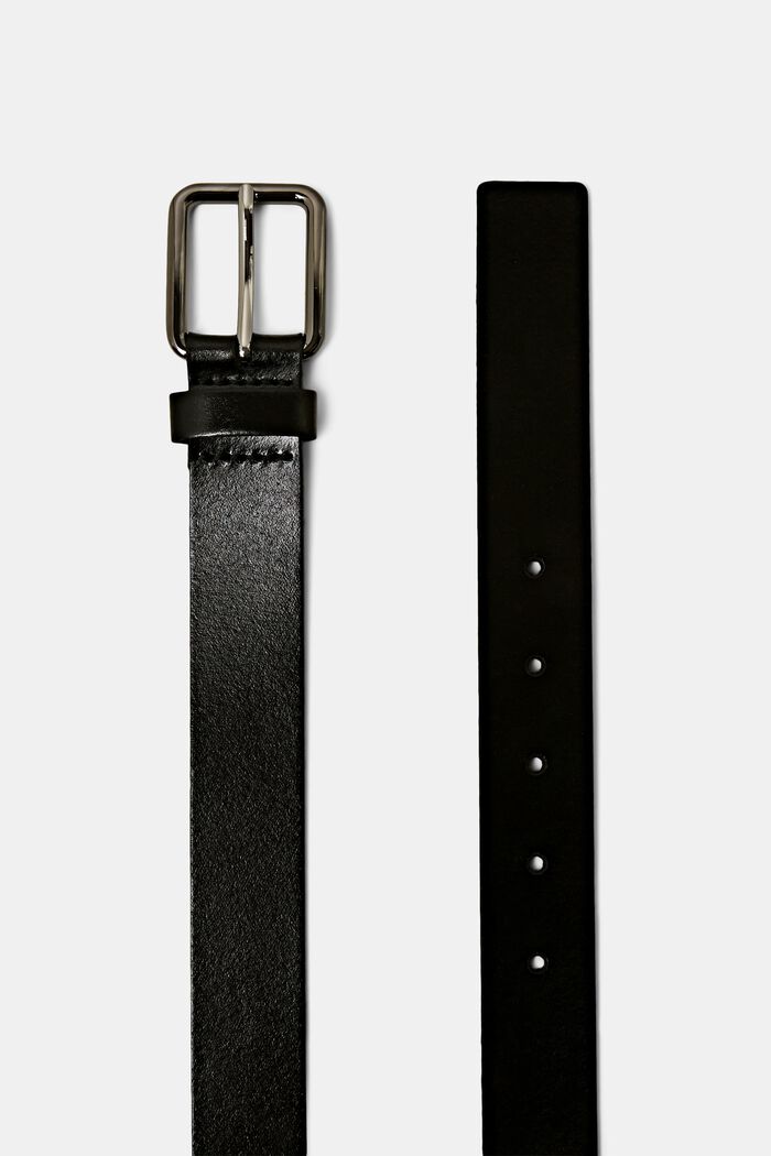 Cinturón de piel, ANTHRACITE, detail image number 1