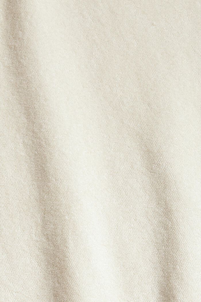 Polo de tejido rizo confeccionado en 100% algodón, CREAM BEIGE, detail image number 4
