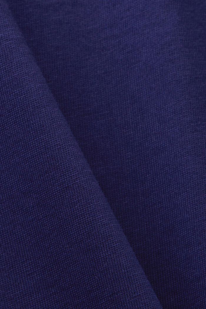 Camiseta de punto con costuras contrastantes, DARK BLUE, detail image number 5
