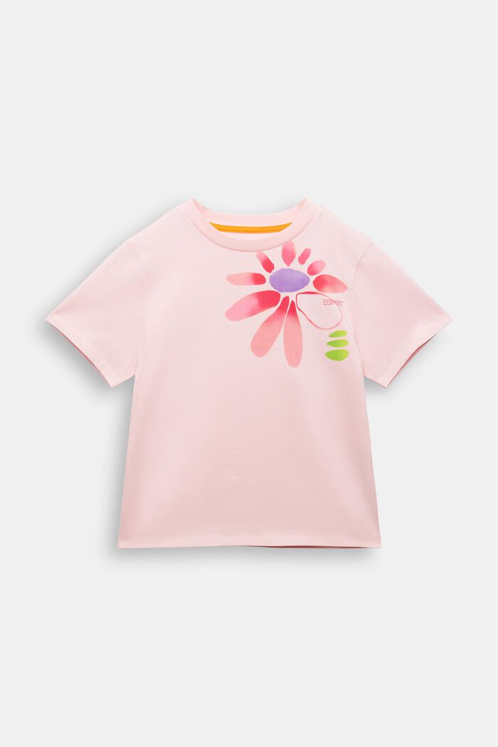Camiseta con estampado geométrico, PASTEL PINK, detail image number 2