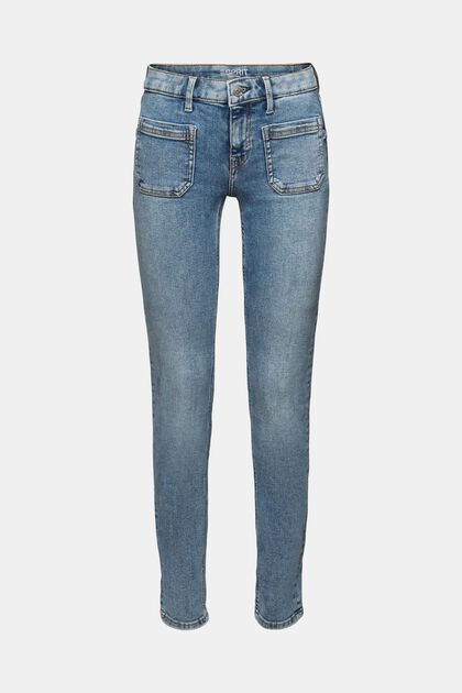 Reciclados: jeans mid rise slim fit
