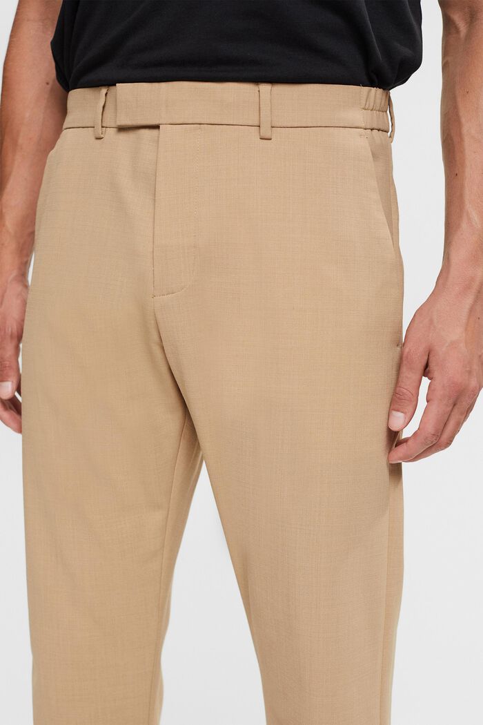 WAFFLE STRUCTURE - Pantalón Mix & Match, BEIGE, detail image number 0