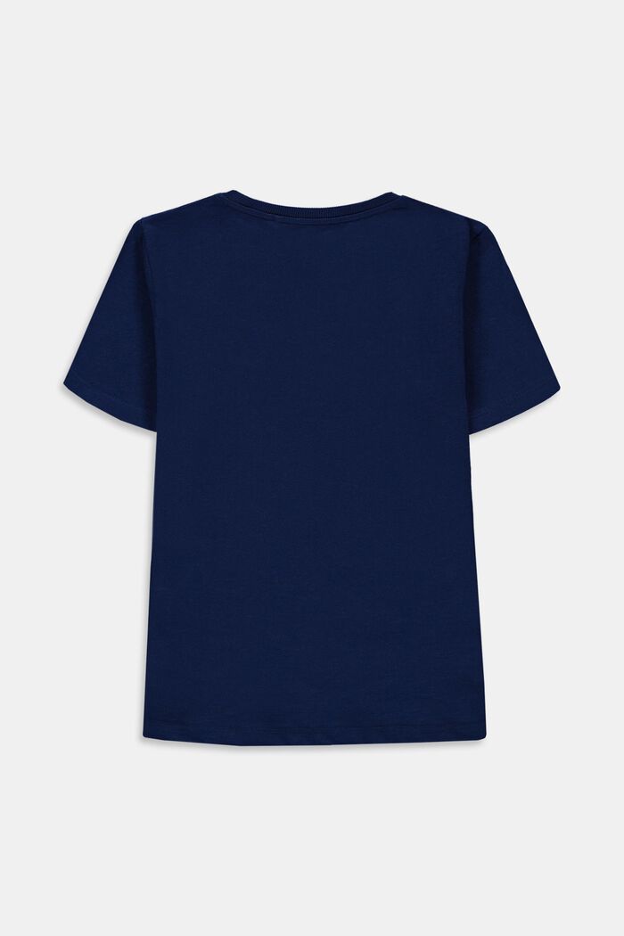 Camiseta con estampado, 100% algodón, BLUE, detail image number 1