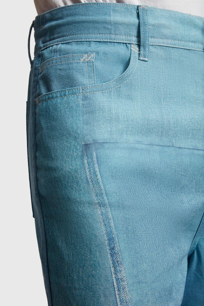 Pantalones cortos con estampado vaquero allover, BLUE MEDIUM WASHED, detail image number 2