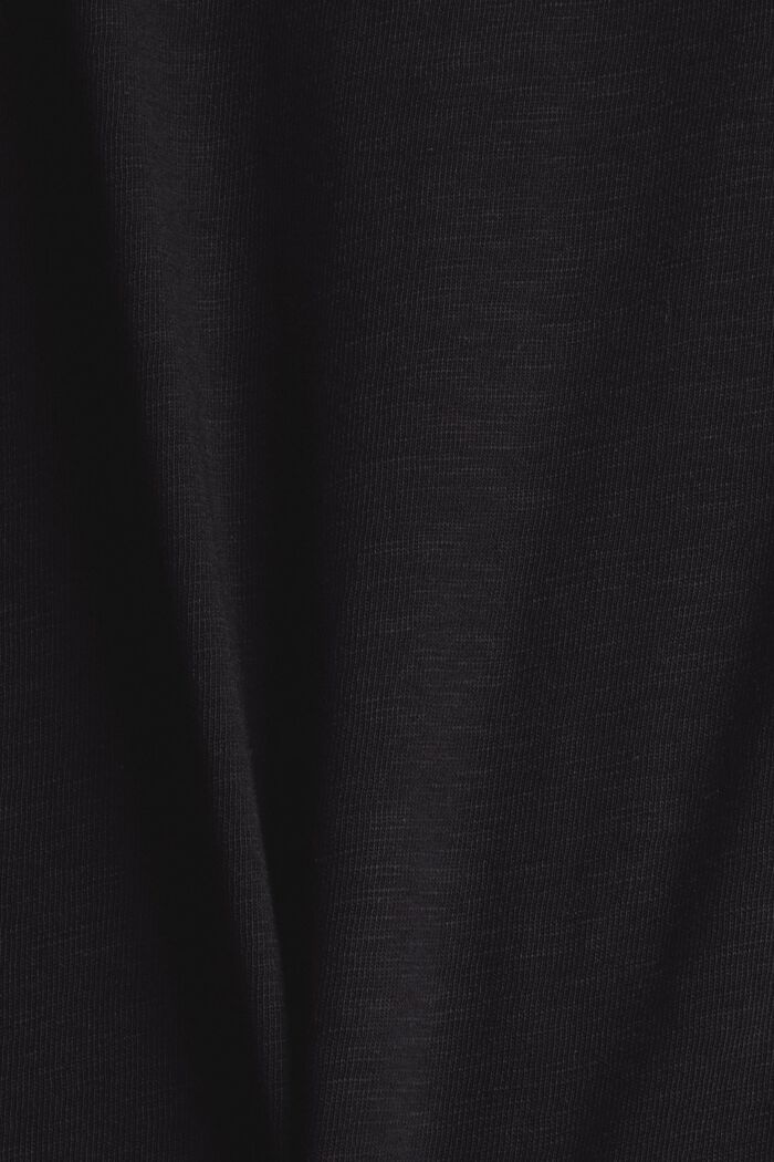 Camiseta en 100% algodón, BLACK, detail image number 4