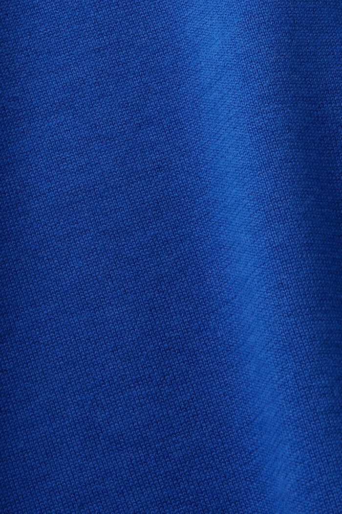Jersey de manga corta y cuello redondo, BRIGHT BLUE, detail image number 4