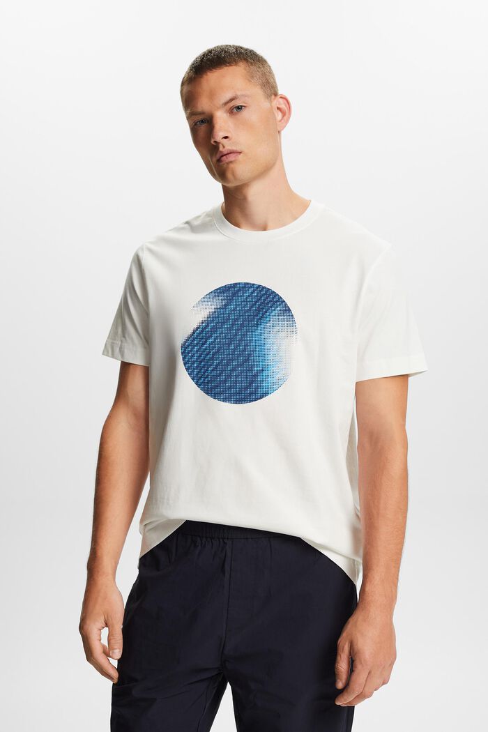 Camiseta con estampado frontal, 100% algodón, ICE, detail image number 0