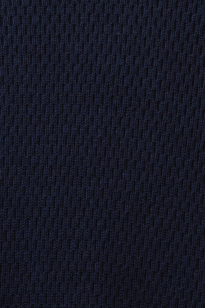 Jersey de punto con cuello redondo, NAVY, detail image number 4