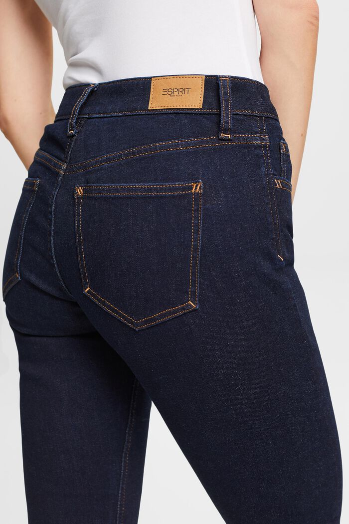 Reciclados: jeans mid-rise slim fit elásticos, BLUE RINSE, detail image number 4
