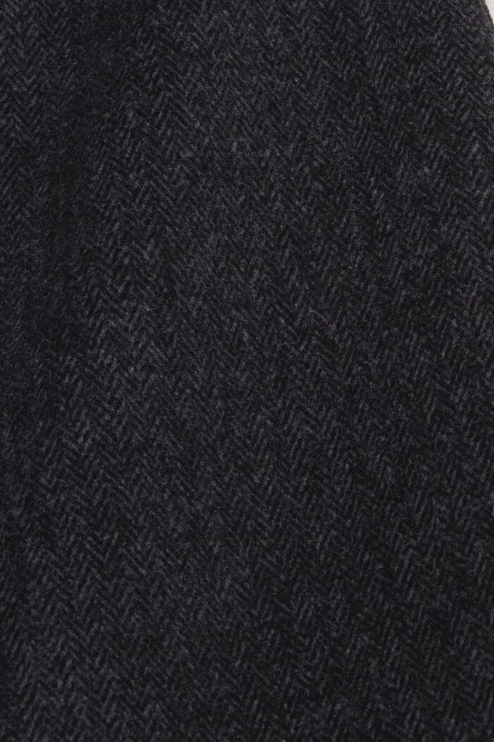 Abrigo con dos filas de botones realizado en mezcla de lana, GUN METAL GREY, detail image number 5