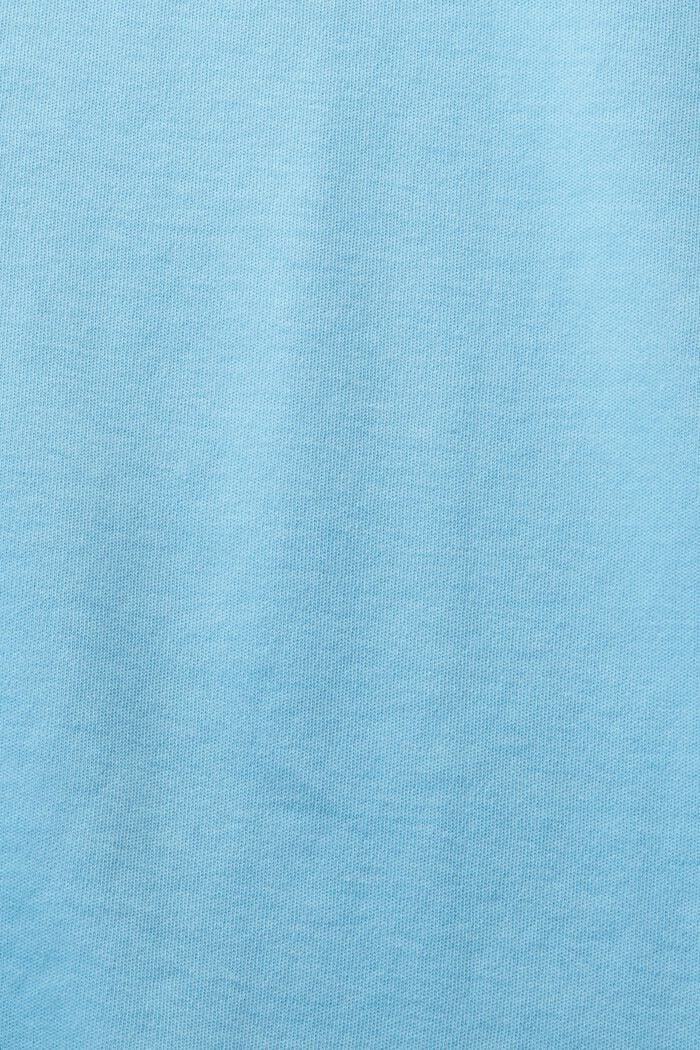 Camiseta de tirantes de algodón, LIGHT TURQUOISE, detail image number 5