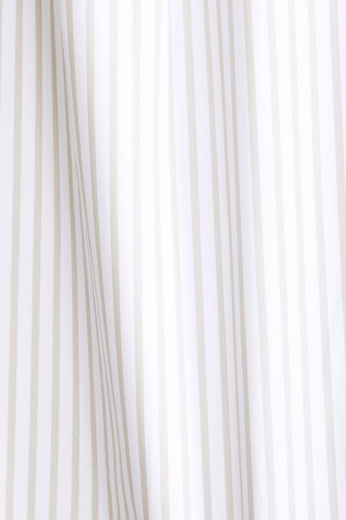 Camisa de popelina de algodón con diseño a rayas, LIGHT GREY, detail image number 4