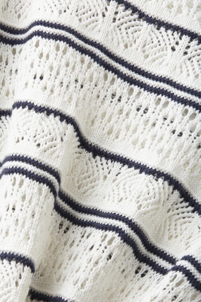Jersey texturizado de algodón sostenible, NAVY, detail image number 5
