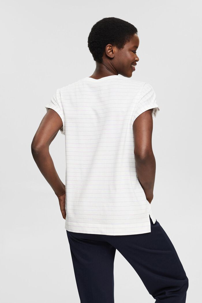 Camiseta en 100 % algodón ecológico, NEW OFF WHITE, detail image number 3