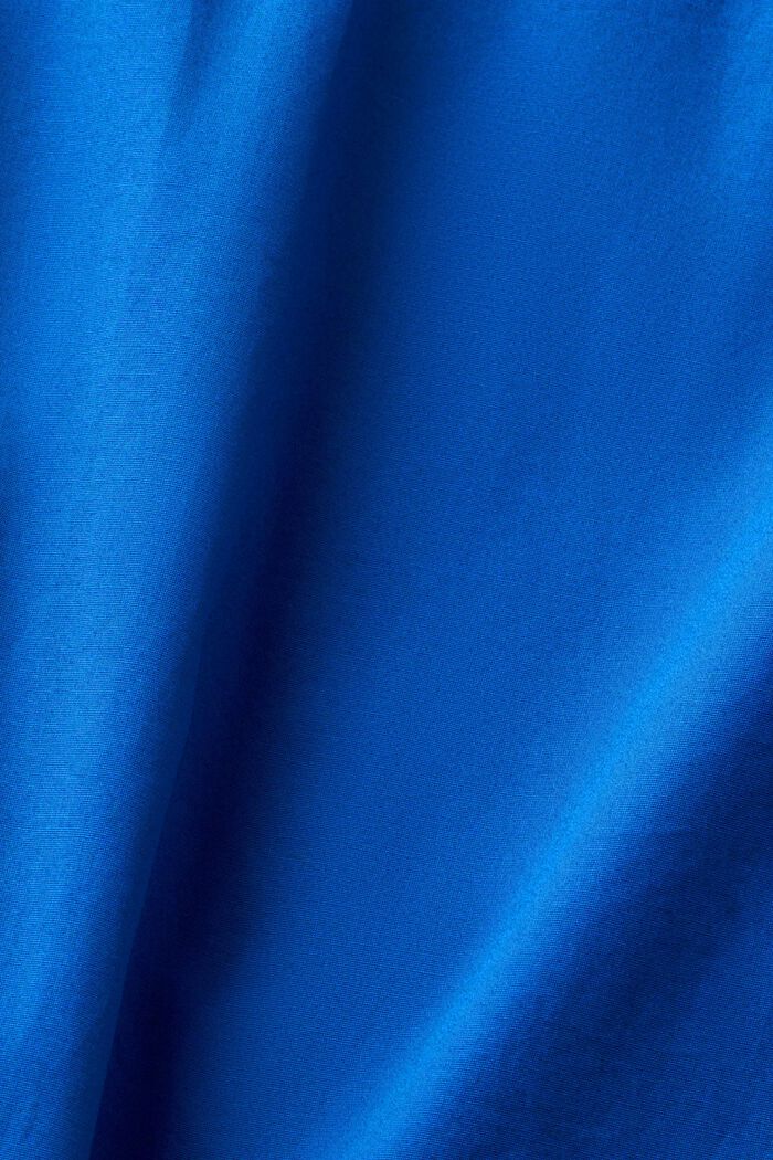 Camiseta de cuello abotonado, popelina de algodón, BRIGHT BLUE, detail image number 5