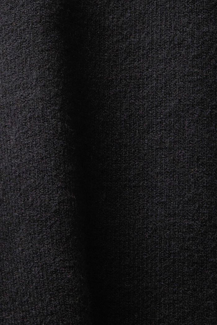 Vestido de punto con cuello alto, BLACK, detail image number 5