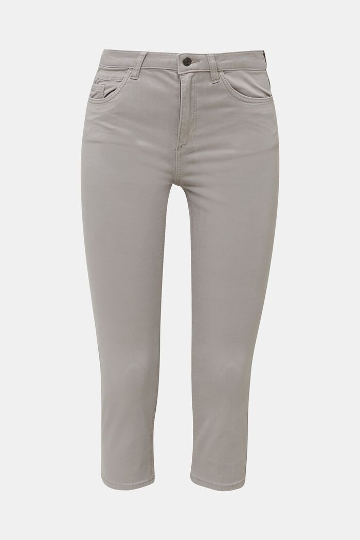 Pantalones capri suaves con Lycra xtra life™, LIGHT GREY, detail image number 0