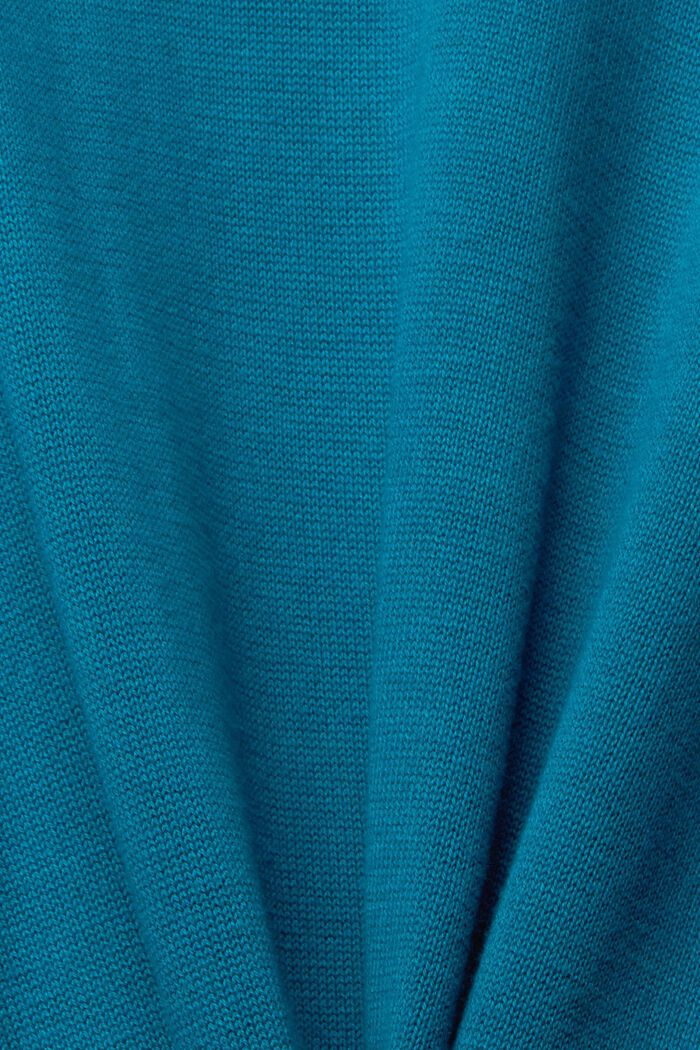 Cárdigan con capucha, TEAL BLUE, detail image number 1