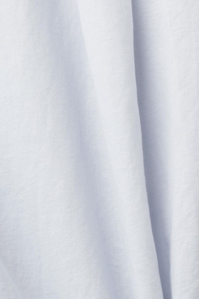 Camisa de lino y algodón, LIGHT BLUE, detail image number 5