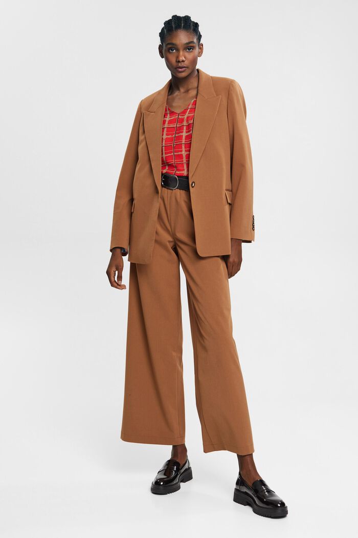 Blusa con estampado, LENZING™ ECOVERO™, RED, detail image number 0