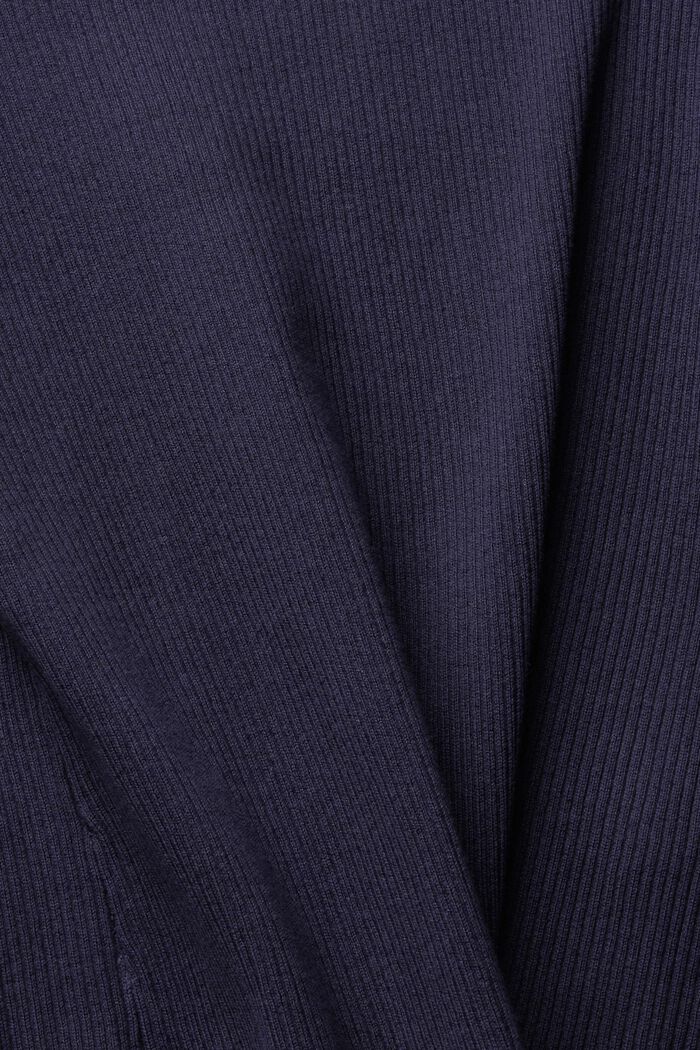 Jersey con acabado acanalado, NAVY, detail image number 1