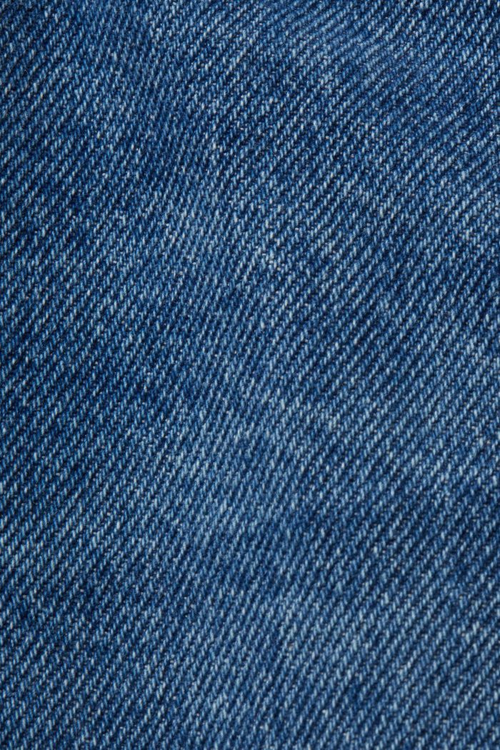 Minifalda vaquera bordada, BLUE DARK WASHED, detail image number 6