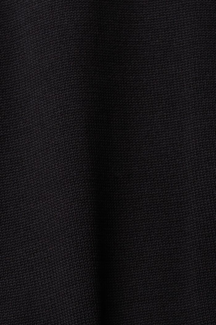 Vestido de punto, 100% algodón, BLACK, detail image number 5