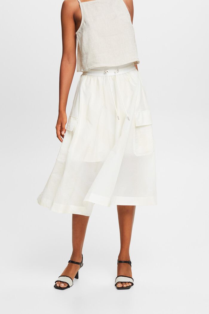 Falda midi con cordón, ICE, detail image number 0