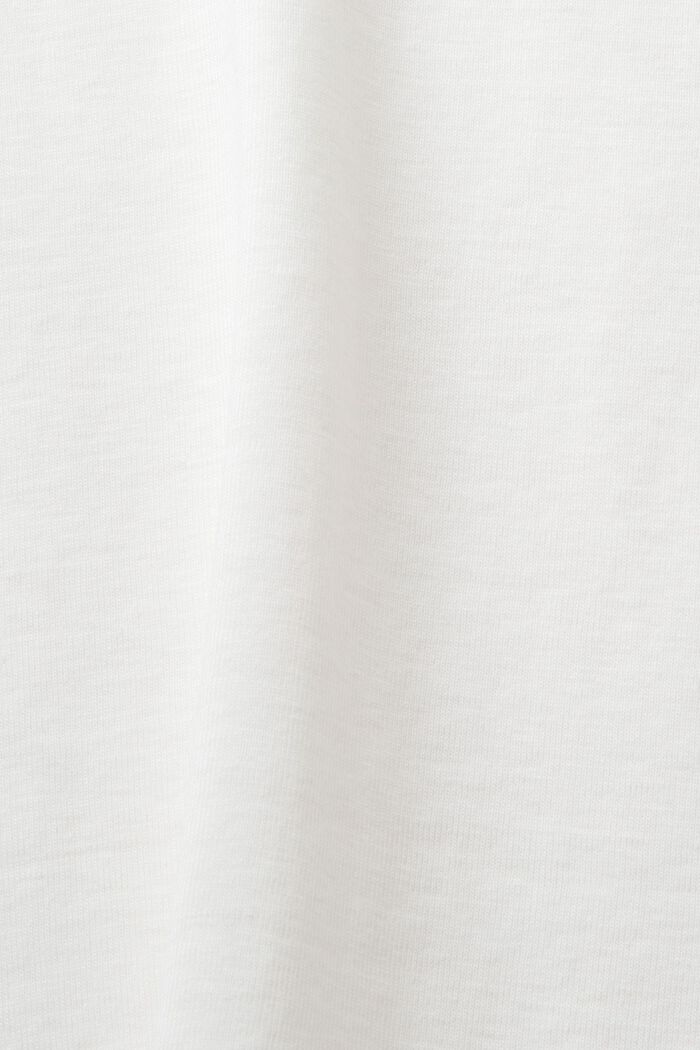 Camiseta en jersey de algodón con logotipo, OFF WHITE, detail image number 5
