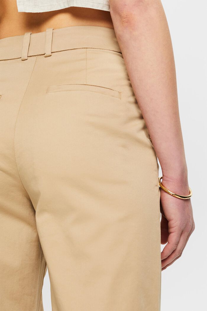 Pantalón chino de pernera amplia, BEIGE, detail image number 3
