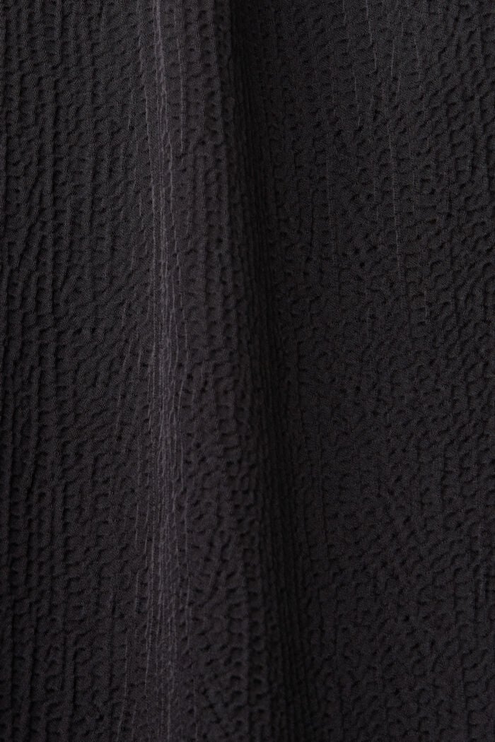 Pantalón culotte de satén con efecto arrugado, ANTHRACITE, detail image number 6