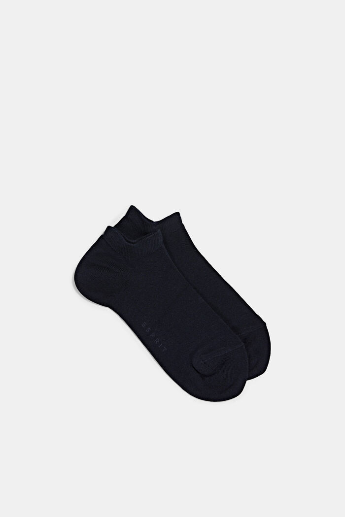 Pack de 2 pares de calcetines deportivos, mezcla de algodón ecológico, MARINE, detail image number 0