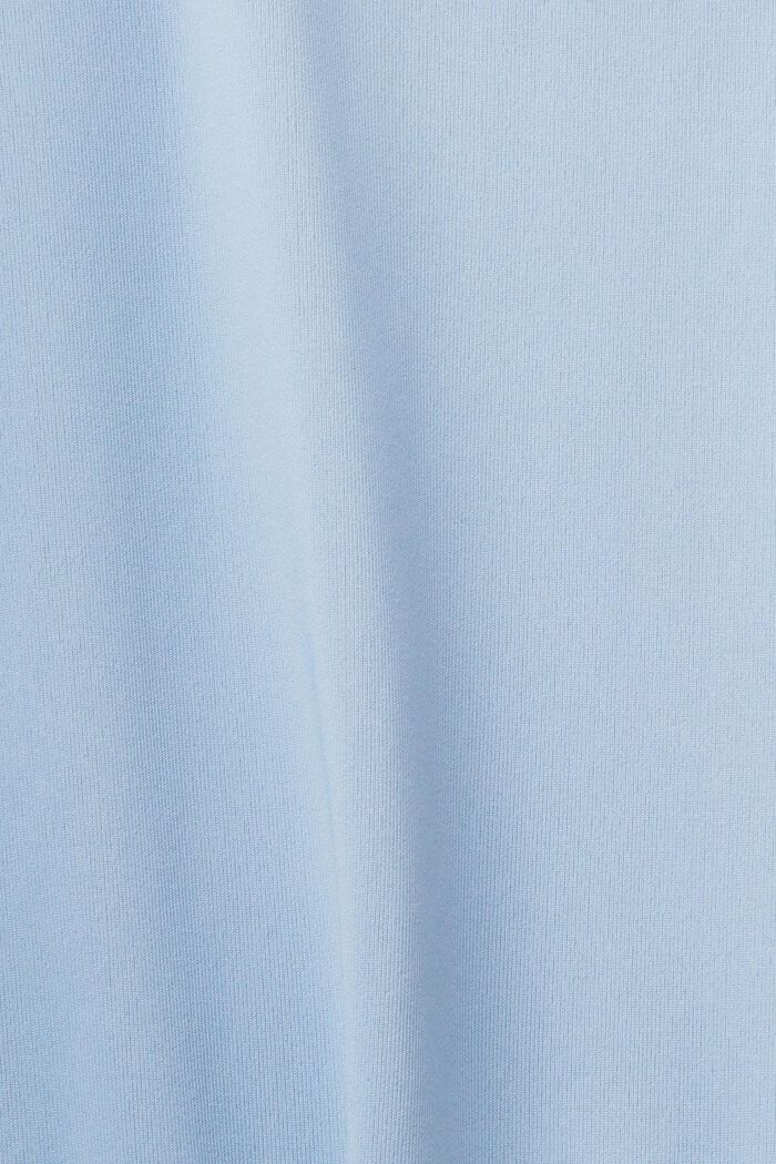 Camiseta de estilo deportivo con cuello en pico y E-DRY, PASTEL BLUE, detail image number 4