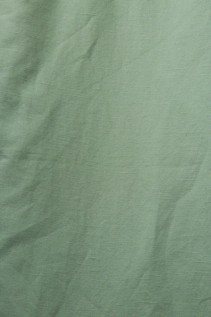 Pantalón sin cierre, mezcla de lino, PALE KHAKI, detail image number 5