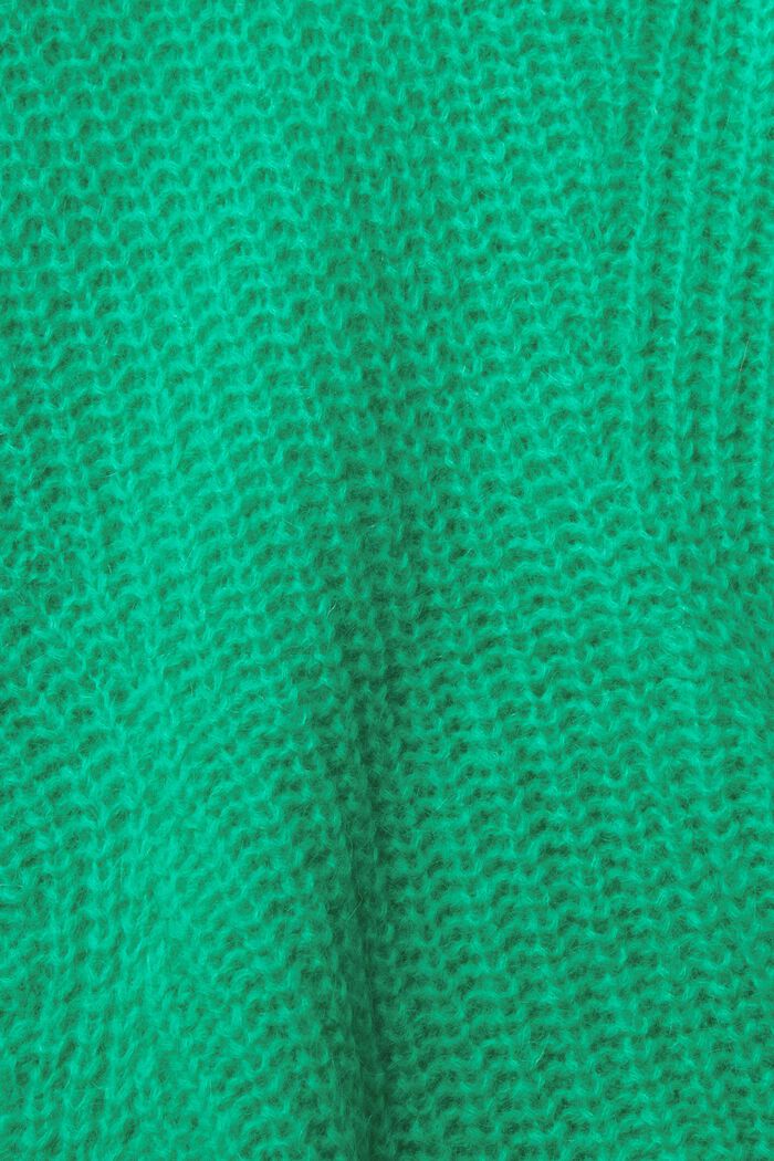 Jersey de punto grueso con alpaca, LIGHT GREEN, detail image number 1